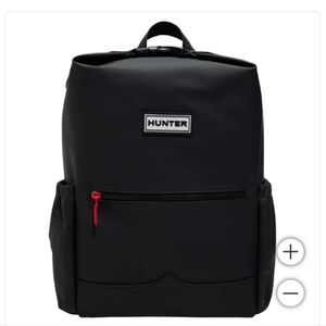 Hunter Black Backpack for Men